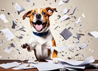 canine paper-eating habits