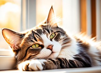 cat showing belly
