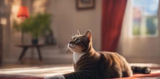 cat behavior when bringing toys