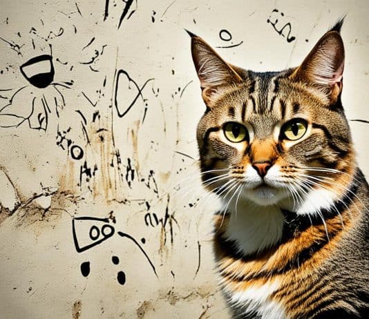 feline instincts and wall scratching