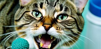Cat gagging causes