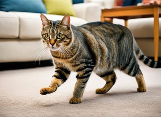 feline attacking feet behavior