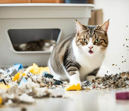 Cat house soiling behavior