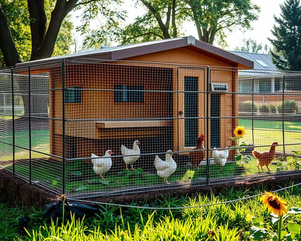 predator-proof chicken coop