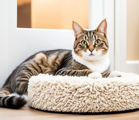 stop cat scratching door