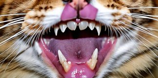 Lentigo on cat gums