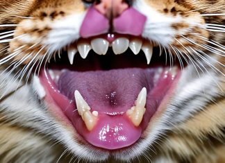 Lentigo on cat gums